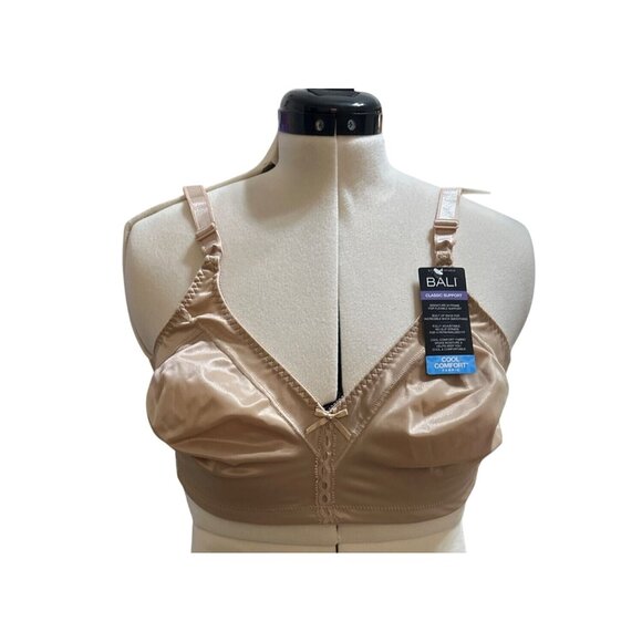 Bali Size 44C Wireless Passion For Comfort Minimizer Bra  Soft Beige - Picture 7 of 13